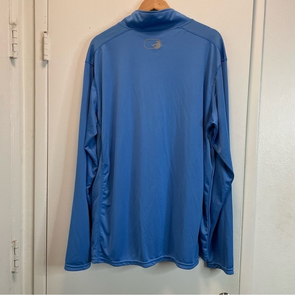 Nautica Angler Men’s XXL Fishing Pullover 1/4 Zip Blue Long Sleeve Ultracool - Picture 3 of 16
